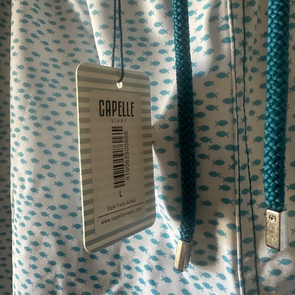 NWT - Capelle Miami - Hybrid Swim Shorts - Size Large - Picture 6 of 8